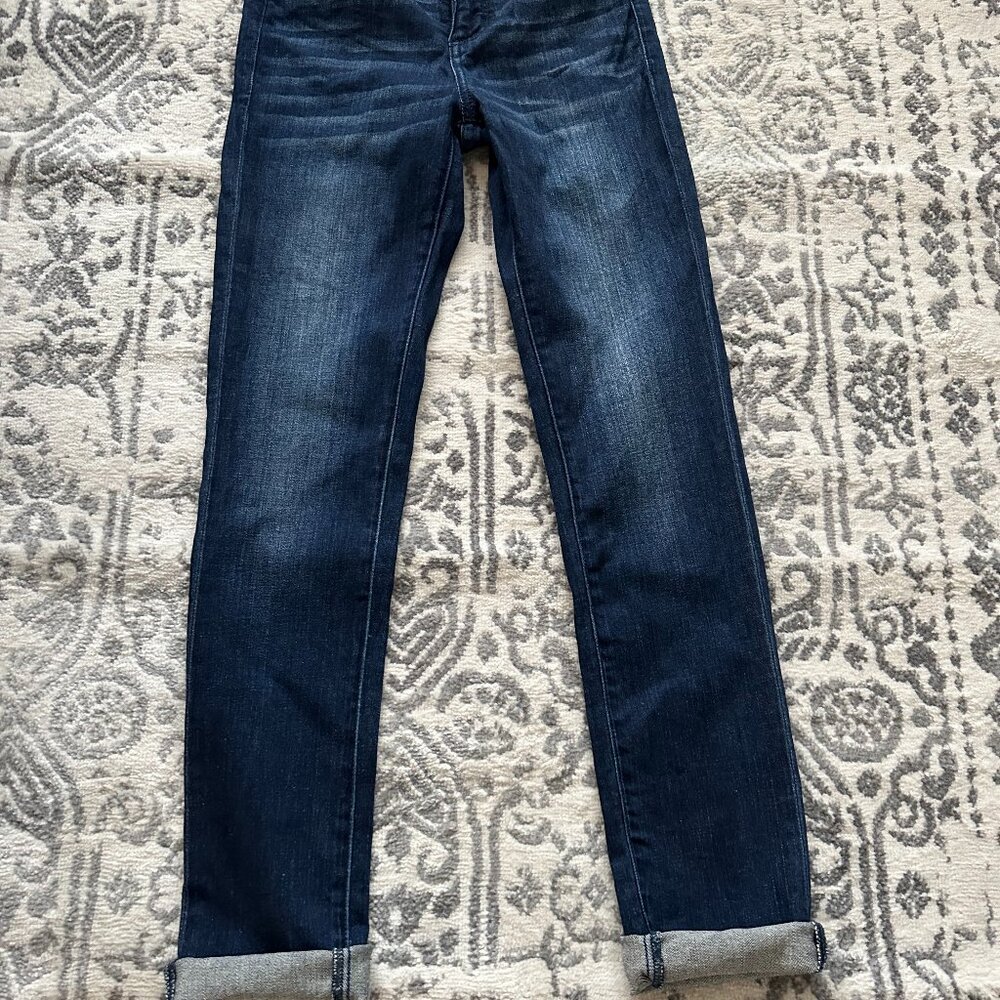 Buckle Black Darkwash Boyfriend Skinny Jeans 24W x 30L